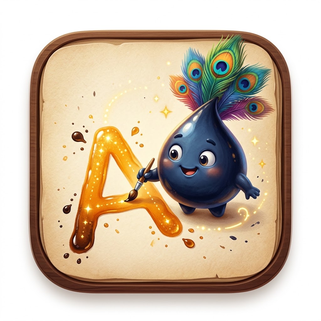 Quill the Storyteller 3D mascot